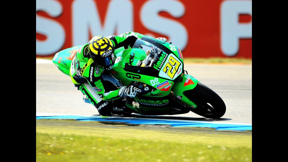 Andrea Iannone on track in Assen