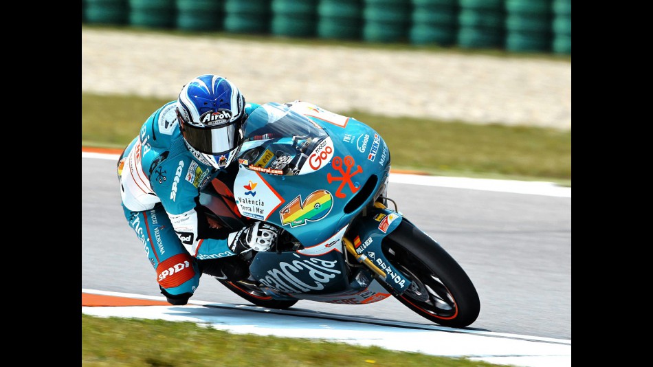 Nico Terol in action at Assen