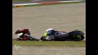 Assen 2010 - 125cc - FP2 - Action - Luca Marconi - Crash