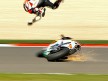 Melandri crashes during FP2 in Assen