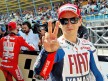 Jorge Lorenzo at the Parc Fermé after the QP in Assen