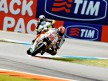 Simoncelli riding ahead of Spies in Assen