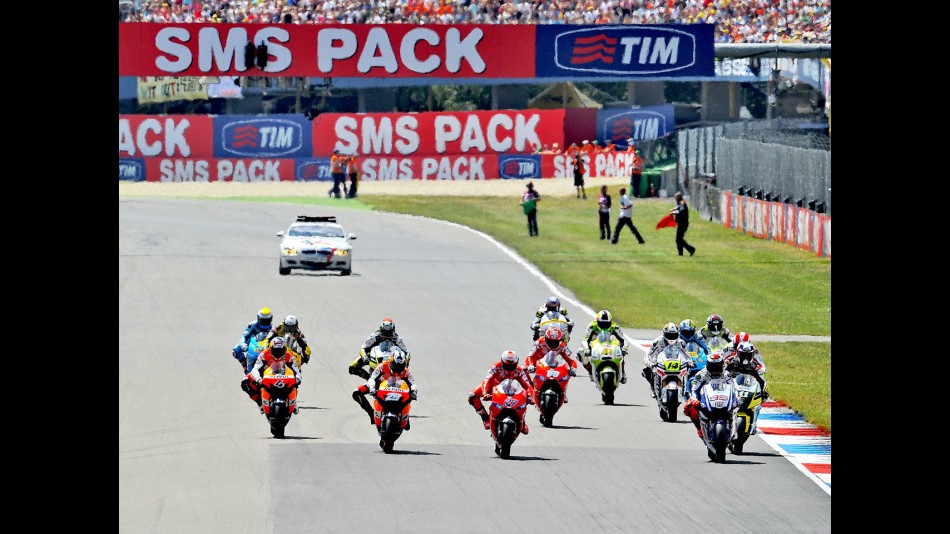 MotoGP group action in Assen