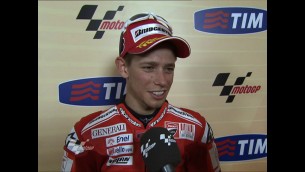 Stoner happy with first podium of 2010