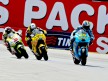Capirossi riding ahead of Barberá and Kallio in Assen