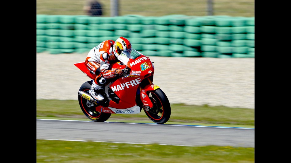 Mike di Meglio on track 