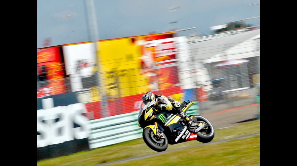 Colin Edwards in action at Assen