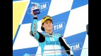 pol Espargaró on the podium in Assen