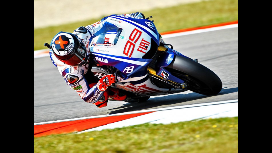 Jorge Lorenzo on track in Assen
