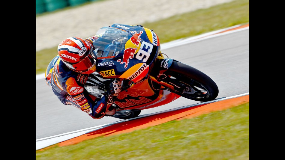 Marc Marquez on track in Assen