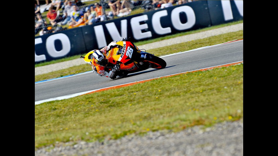 Dani Pedrosa on track at Assen