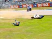 Alex Debon crashes during QP in Assen
