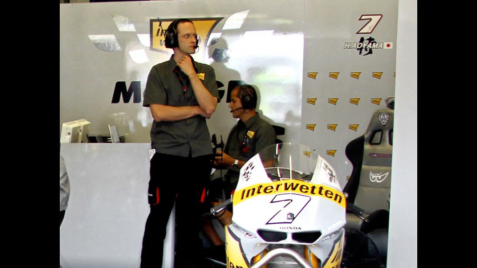 Interwetten Honda MotoGP box