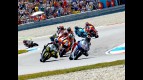 MotoGP group in action in Assen