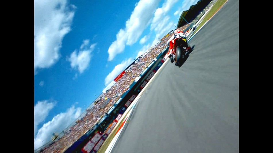 On Board shot during the race in Assen