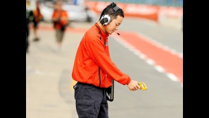 Asymetric rear tyre for Catalunya