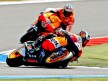 Pedrosa and Dovizioso action shot