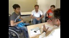 Hiroshi Aoyama in a medical consultation