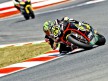 Toni Elias in action in Montmeló