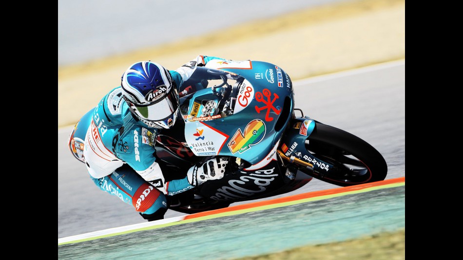 Nico Terol in action in Montmeló