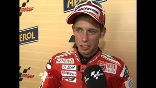 stoner on second position at Catalunya QP 