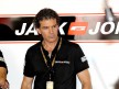 Antonio Banderas in the Jack & Jones garage at Catalunya