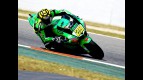 Andrea Iannone in action at the Catalunya Circuit