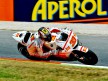 Marco Melandri in action at the Catalunya Circuit