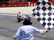 Carmelo Morales crashes during the race at the Catalunya Circuit