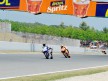 Lorenzo and Dovizioso in action at the Catalunya Circuit