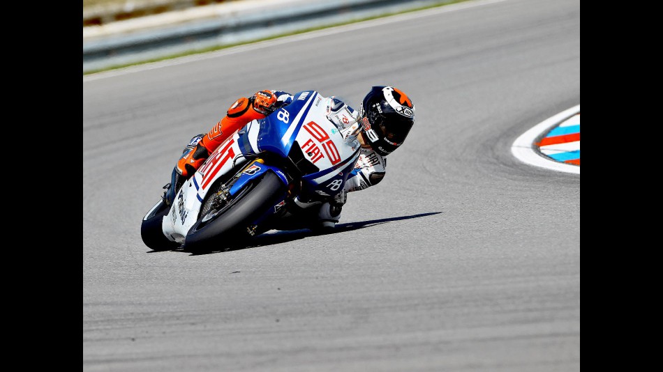 Jorge Lorenzo in action in Brno