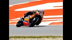 Marc Marquez in action at the Catalunya Circuit