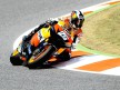 Dani Pedrosa in action at the Catalunya Circuit