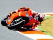 Casey Stoner in action at the Catalunya Circuit