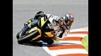 Colin Edwards on track at the Catalunya Circuit
