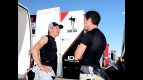 Nicky Hayden and Aleix Espargaró at the Aragon Motorland Test