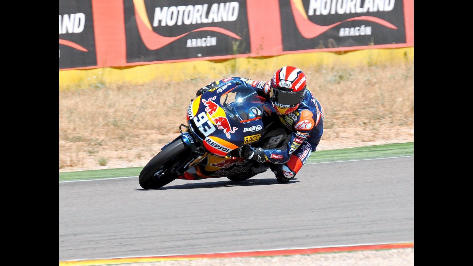 Marquez testing at Motorland Aragon