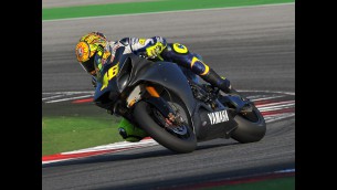Valentino Rossi test ride in Misano today