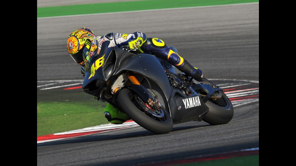 Valentino Rossi back on track for a private test in Misano