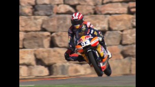 marquez on motorland aragon circuit