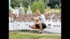 Arne Tode enjoys at Miniwelt park