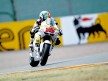 Alex de Angelis in action in Sachsenring
