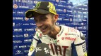 Rossi delighted to be back on track