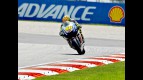 Valentino Rossi in action at Sepang