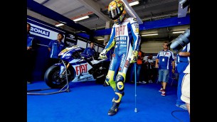 modified leathers for rossi at sachsenring