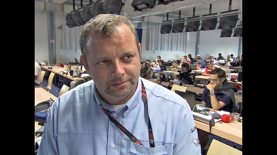 motogp.com live commentator Ian Wheeler