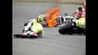 Espargaró, Bautista and De Puniet crash during the race in Sachsenring