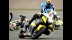 Espargaró, Bautista and De Puniet crash during the race in Sachsenring