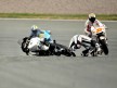 De Puniet crashes during the race in Sachsenring