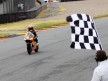 Marc Marquez finishing the race in Sachsenring